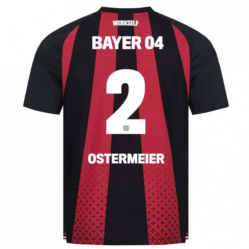 Danxen Women Selina Ostermeier #2 Black White Red Home Jersey 2026/27 T-Shirt
