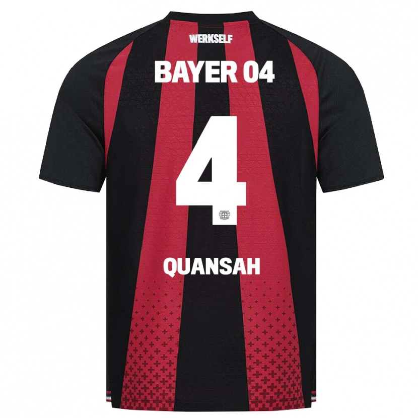 Danxen Women Jarell Quansah #4 Black White Red Home Jersey 2026/27 T-Shirt