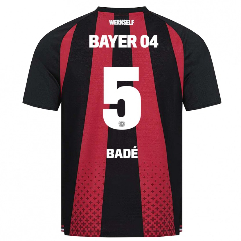 Danxen Women Loïc Badé #5 Black White Red Home Jersey 2026/27 T-Shirt