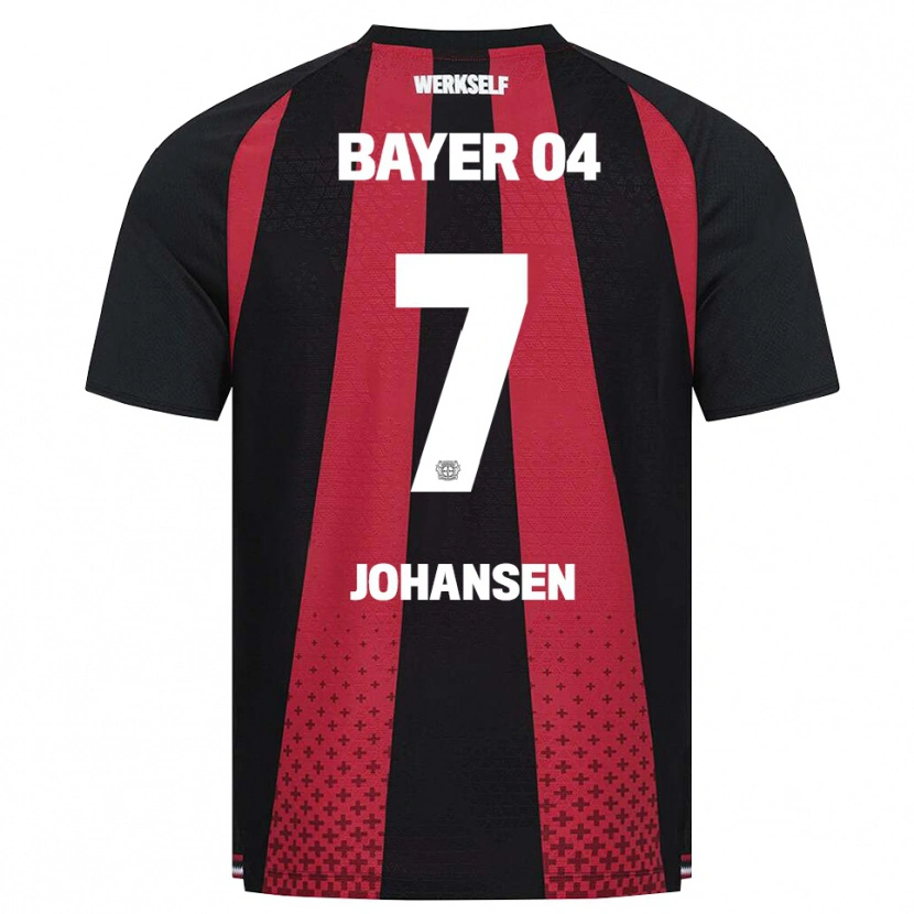 Danxen Women Cecilie Johansen #7 Black White Red Home Jersey 2026/27 T-Shirt