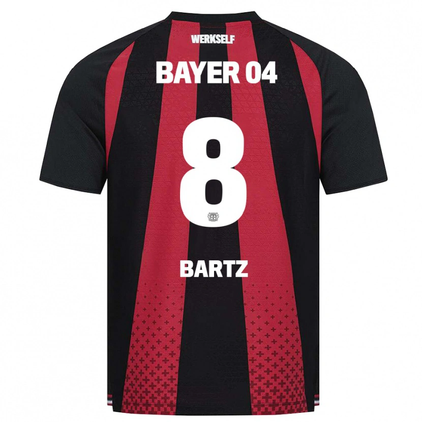 Danxen Women Paulina Bartz #8 Black White Red Home Jersey 2026/27 T-Shirt