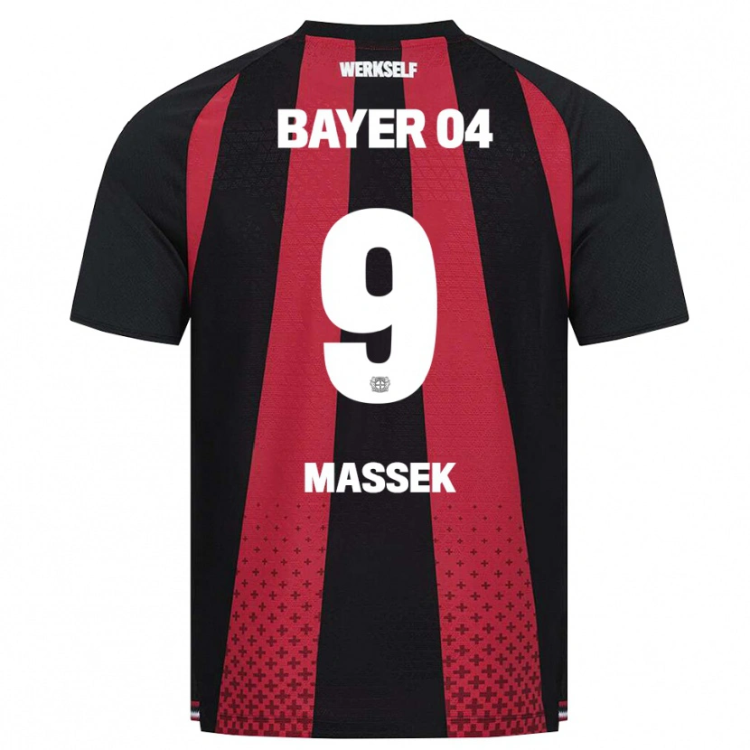 Danxen Women Ivan Massek #9 Black White Red Home Jersey 2026/27 T-Shirt