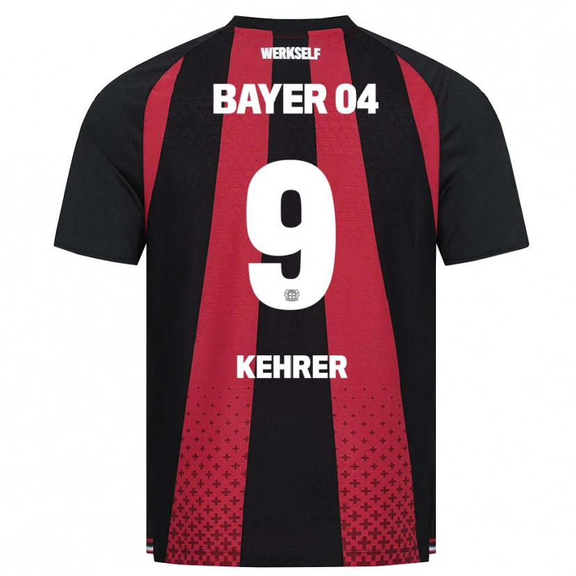 Danxen Women Caroline Kehrer #9 Black White Red Home Jersey 2026/27 T-Shirt