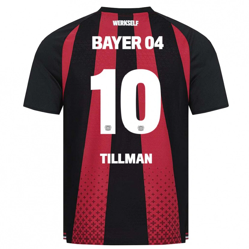 Danxen Women Malik Tillman #10 Black White Red Home Jersey 2026/27 T-Shirt
