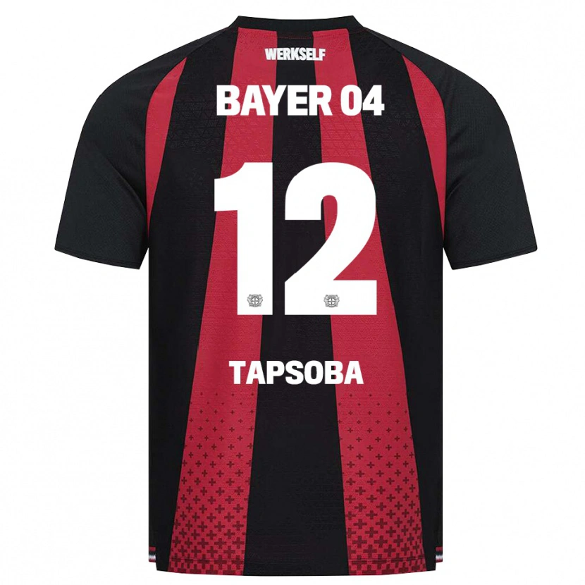 Danxen Women Edmond Tapsoba #12 Black White Red Home Jersey 2026/27 T-Shirt