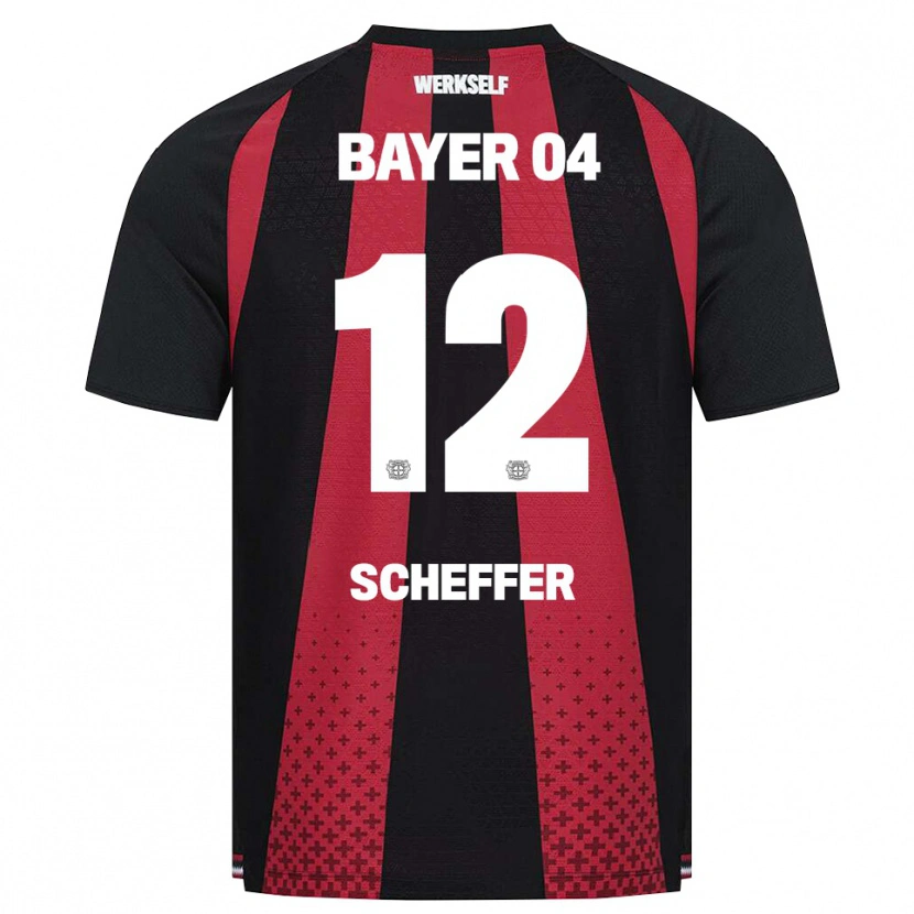 Danxen Women Dani Scheffer #12 Black White Red Home Jersey 2026/27 T-Shirt
