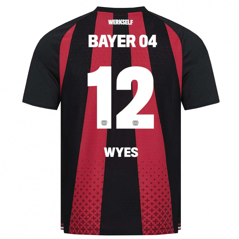 Danxen Women Justus Wyes #12 Black White Red Home Jersey 2026/27 T-Shirt