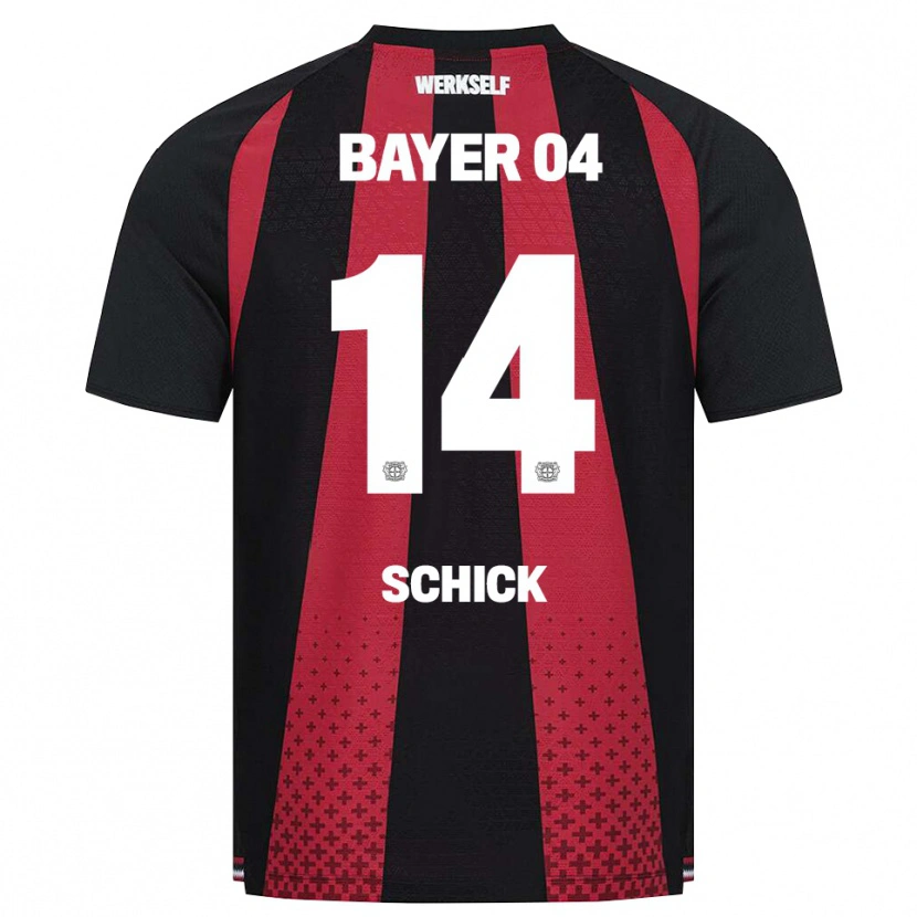 Danxen Women Patrik Schick #14 Black White Red Home Jersey 2026/27 T-Shirt
