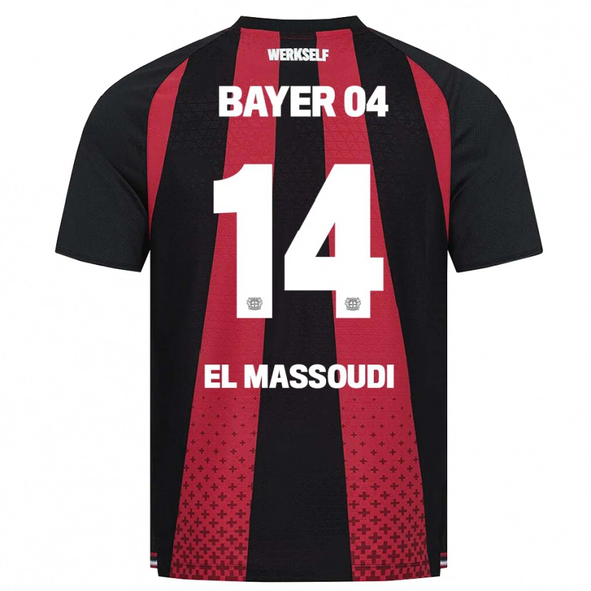 Danxen Women Nassim El Massoudi #14 Black White Red Home Jersey 2026/27 T-Shirt
