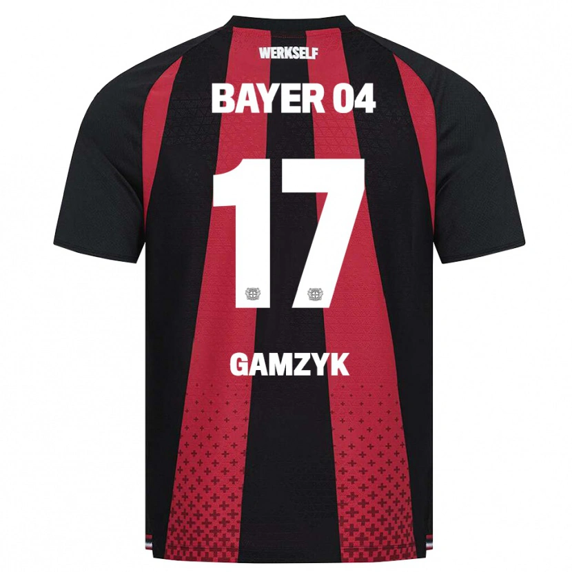 Danxen Women Andriy Gamzyk #17 Black White Red Home Jersey 2026/27 T-Shirt