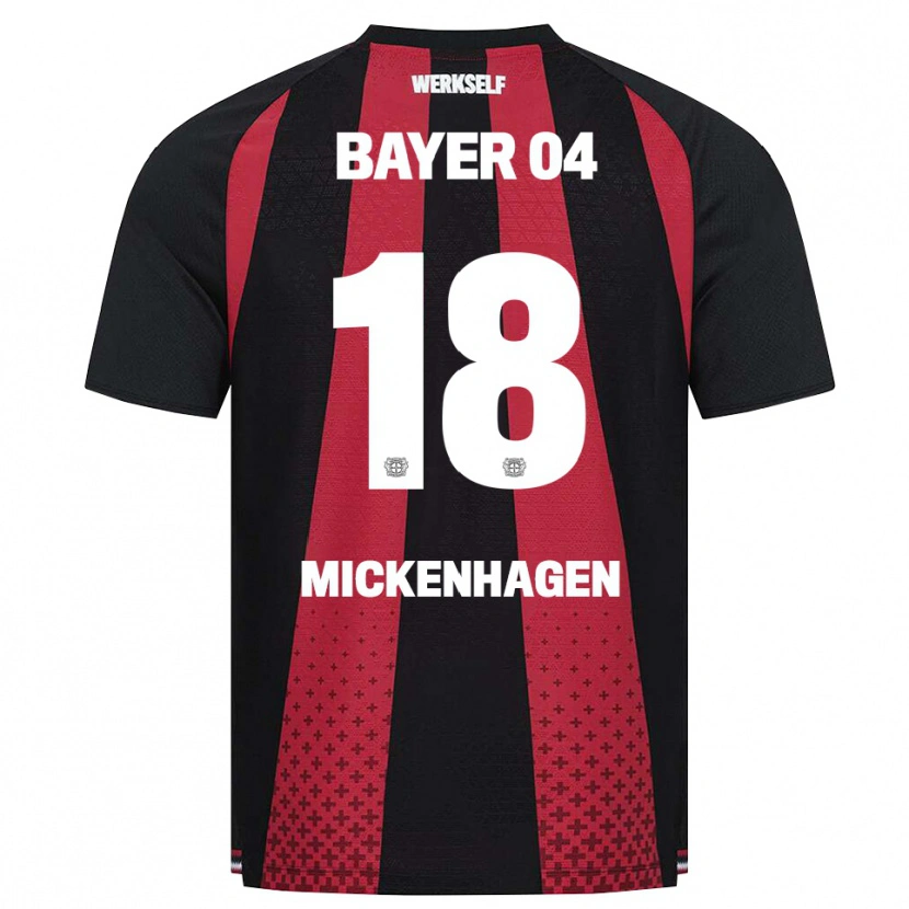 Danxen Women Julia Mickenhagen #18 Black White Red Home Jersey 2026/27 T-Shirt
