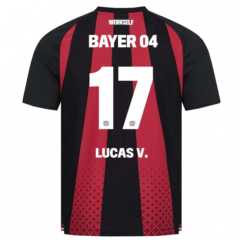 Danxen Women Lucas Vázquez #17 Black White Red Home Jersey 2026/27 T-Shirt