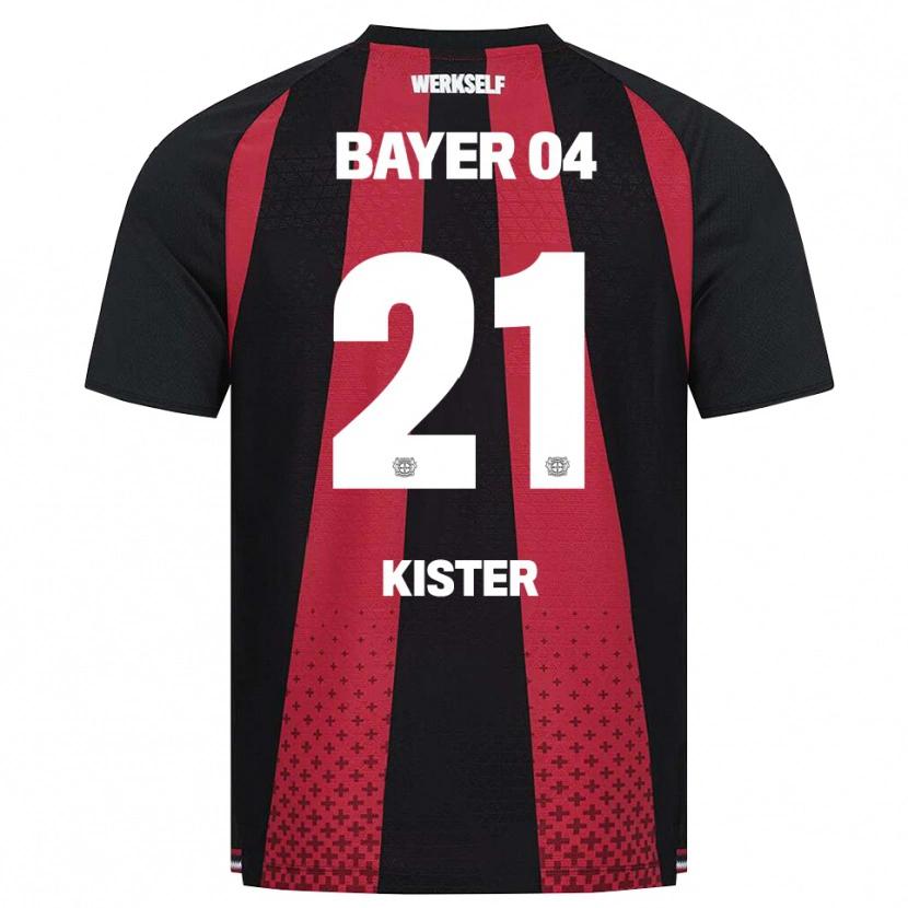 Danxen Women Akim Kister #21 Black White Red Home Jersey 2026/27 T-Shirt