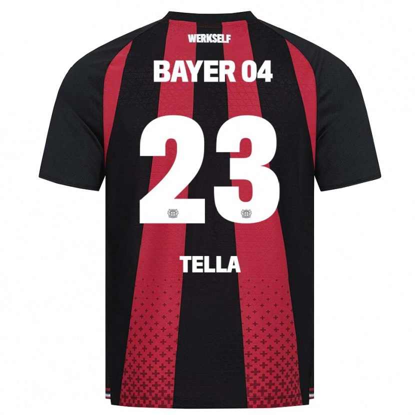 Danxen Women Nathan Tella #23 Black White Red Home Jersey 2026/27 T-Shirt