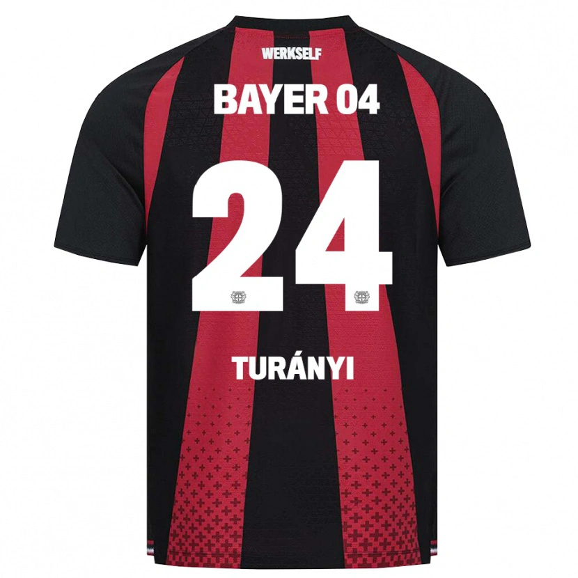 Danxen Women Lilla Turányi #24 Black White Red Home Jersey 2026/27 T-Shirt