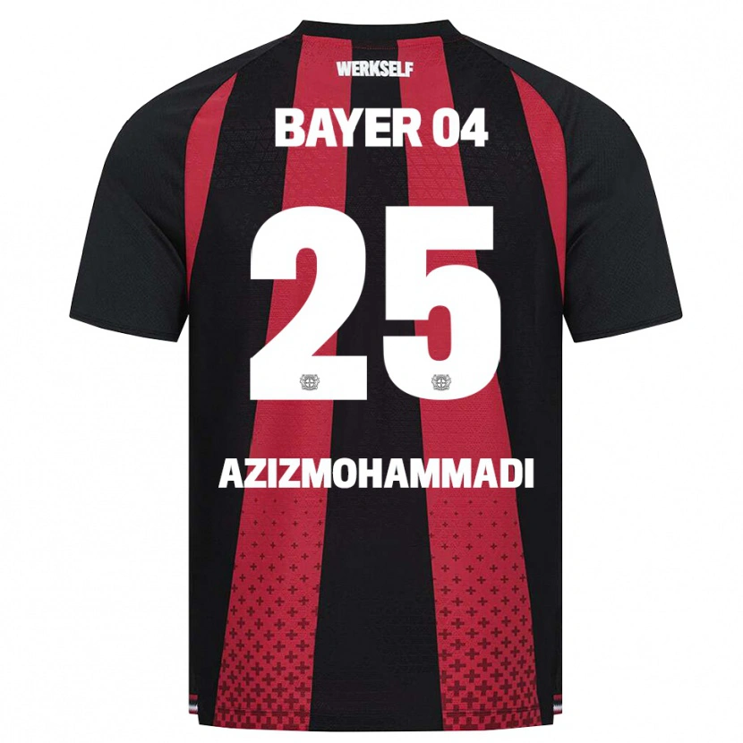 Danxen Women Mick Aziz Mohammadi #25 Black White Red Home Jersey 2026/27 T-Shirt