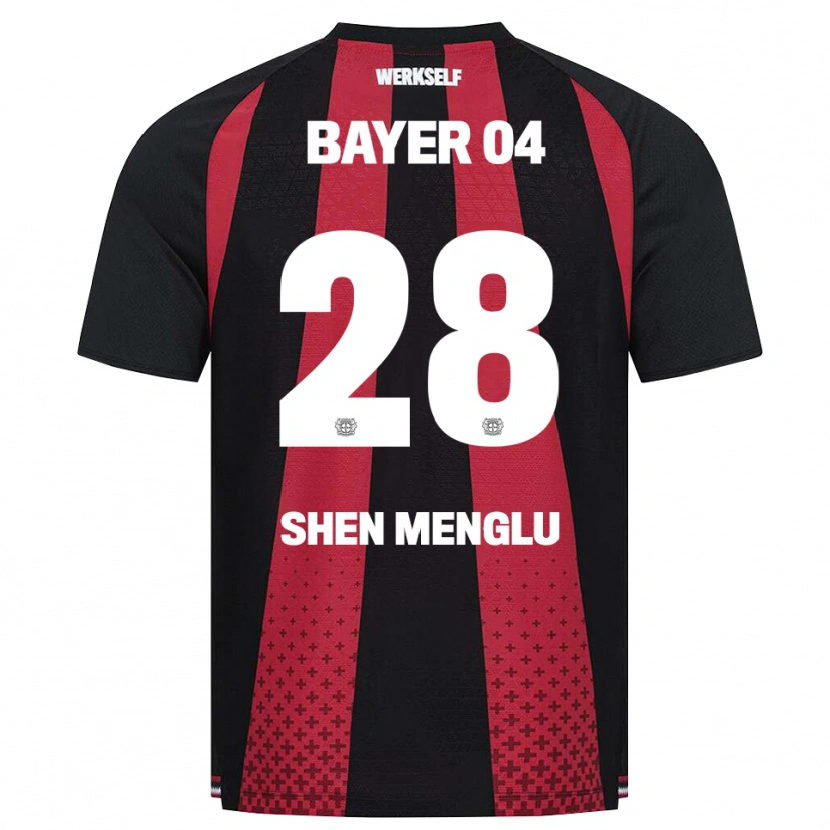 Danxen Women Shen Menglu #28 Black White Red Home Jersey 2026/27 T-Shirt