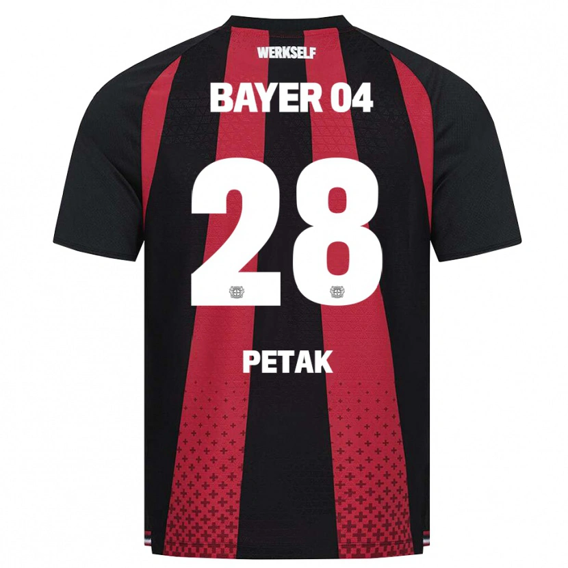 Danxen Women Raoul Petak #28 Black White Red Home Jersey 2026/27 T-Shirt