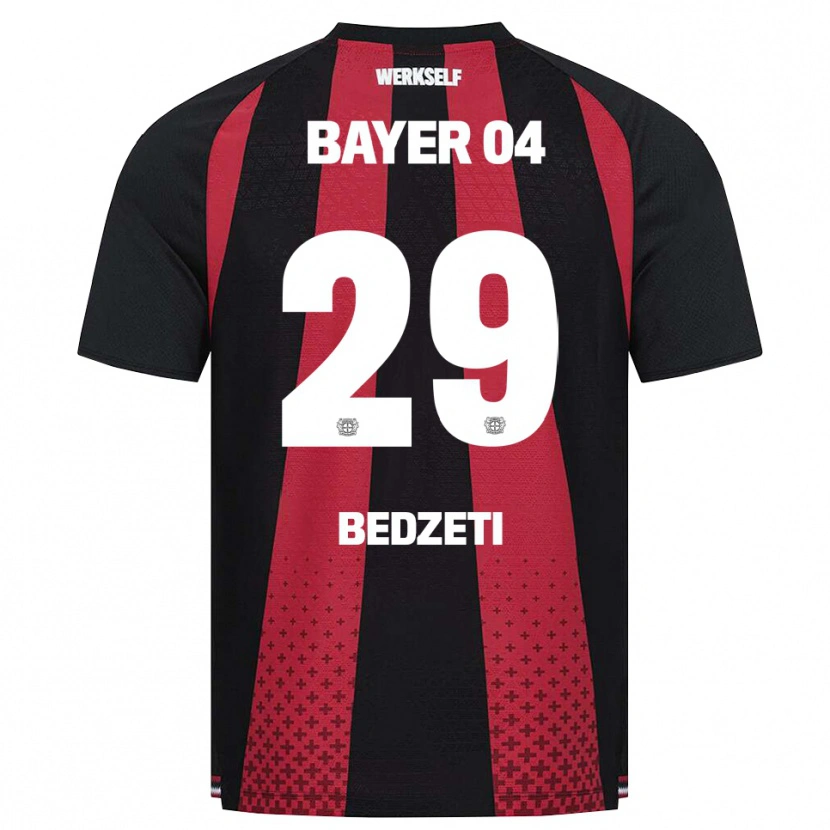 Danxen Women Valon Bedzeti #29 Black White Red Home Jersey 2026/27 T-Shirt