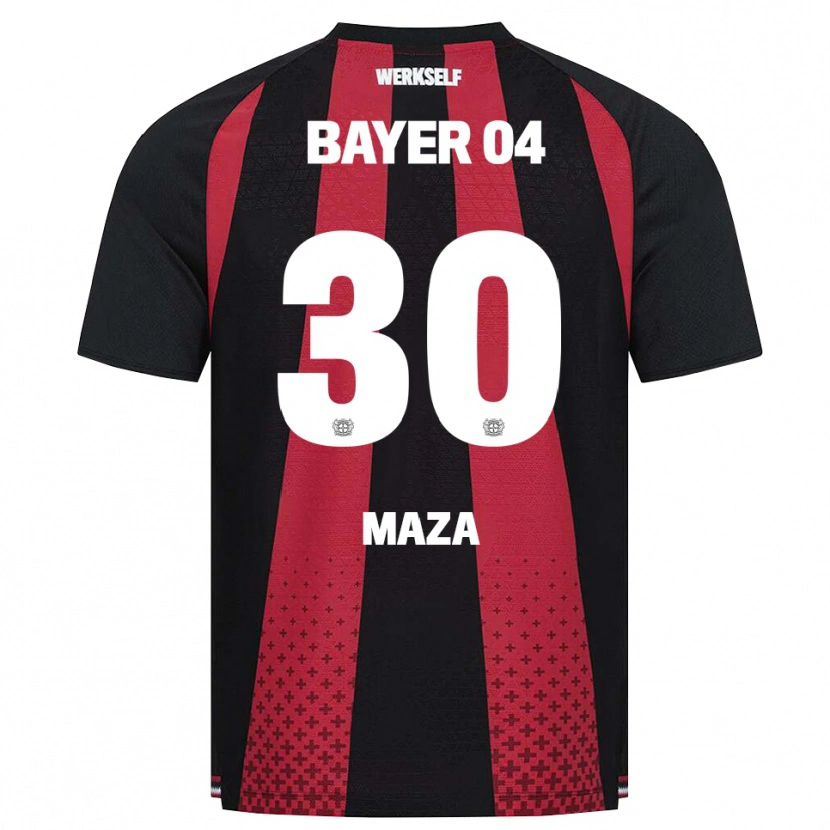 Danxen Women Ibrahim Maza #30 Black White Red Home Jersey 2026/27 T-Shirt
