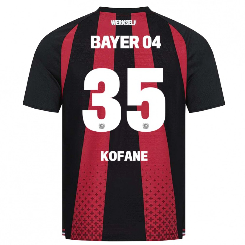 Danxen Women Christian Kofane #35 Black White Red Home Jersey 2026/27 T-Shirt