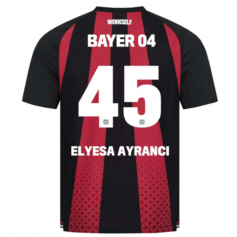 Danxen Women Yuşa Elyesa Ayrancı #45 Black White Red Home Jersey 2026/27 T-Shirt