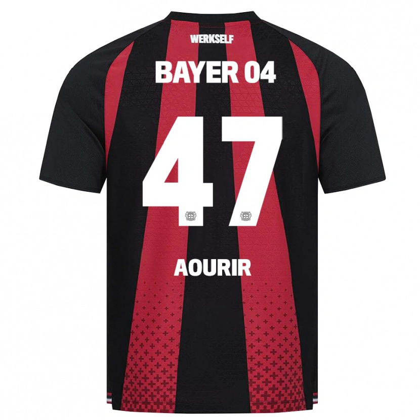 Danxen Women Ayman Aourir #47 Black White Red Home Jersey 2026/27 T-Shirt