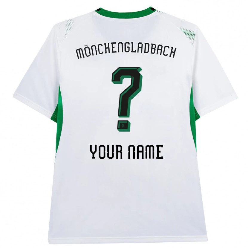 Danxen Women Your Name #0 White Black Green Home Jersey 2026/27 T-Shirt