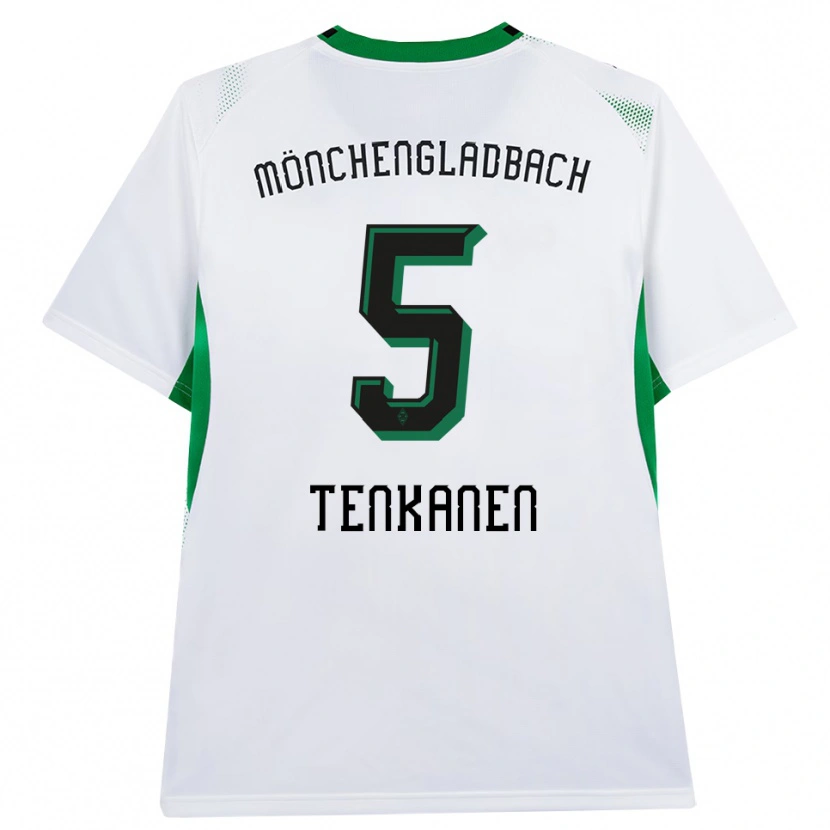 Danxen Women Luke Tenkanen #5 White Black Green Home Jersey 2026/27 T-Shirt