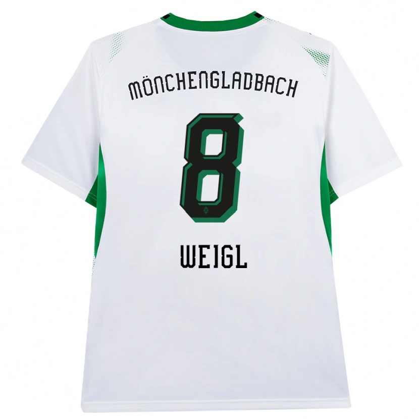 Danxen Women Julian Weigl #8 White Black Green Home Jersey 2026/27 T-Shirt