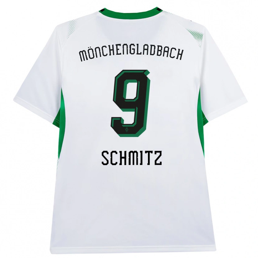 Danxen Women Sarah Schmitz #9 White Black Green Home Jersey 2026/27 T-Shirt