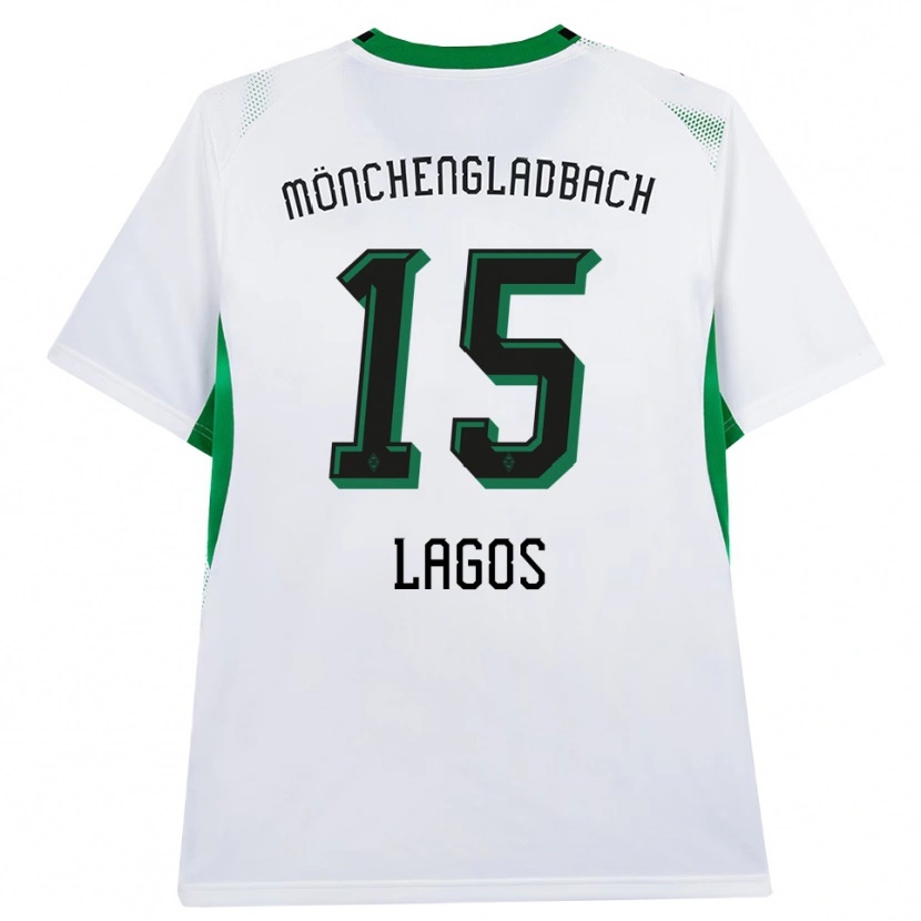Danxen Women Maxim Lagos #15 White Black Green Home Jersey 2026/27 T-Shirt