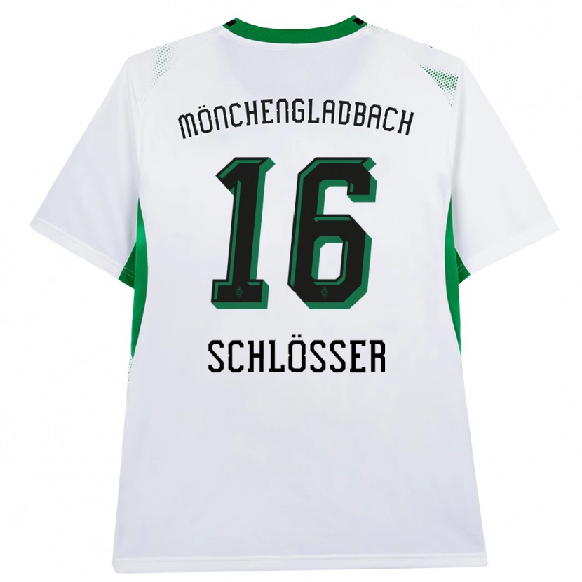 Danxen Women Felix Schlößer #16 White Black Green Home Jersey 2026/27 T-Shirt