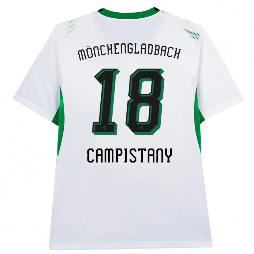 Danxen Women Erik Corominas Campistany #18 White Black Green Home Jersey 2026/27 T-Shirt