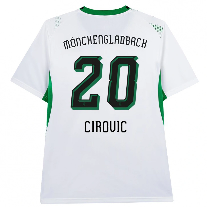 Danxen Women Filip Cirovic #20 White Black Green Home Jersey 2026/27 T-Shirt