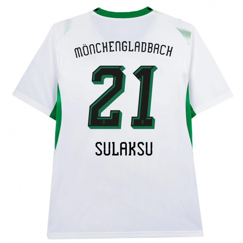Danxen Women Ozan Sulaksu #21 White Black Green Home Jersey 2026/27 T-Shirt