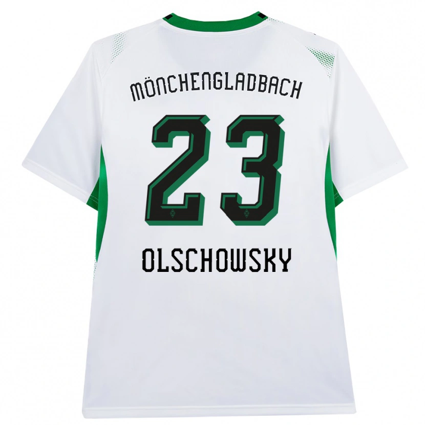 Danxen Women Jan Olschowsky #23 White Black Green Home Jersey 2026/27 T-Shirt