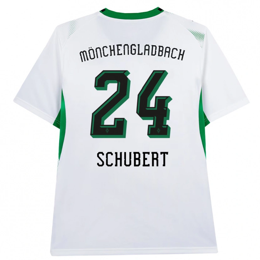 Danxen Women Philipp Schubert #24 White Black Green Home Jersey 2026/27 T-Shirt