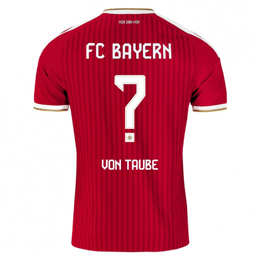 Danxen Women Nikolas Von Taube #0 Red White Blue Home Jersey 2026/27 T-Shirt