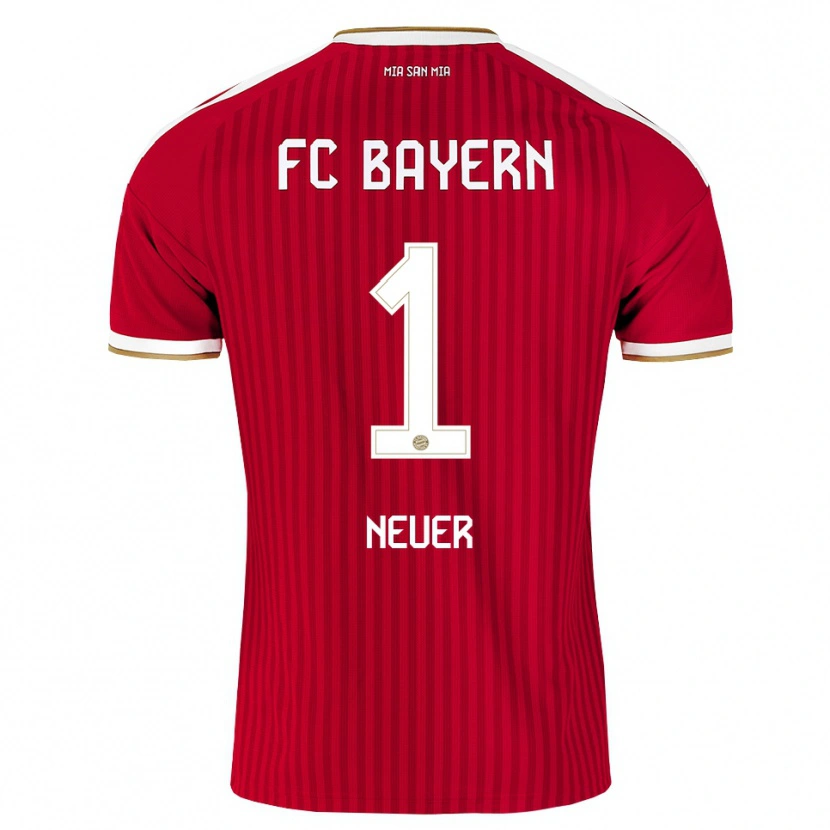 Danxen Women Manuel Neuer #1 Red White Blue Home Jersey 2026/27 T-Shirt