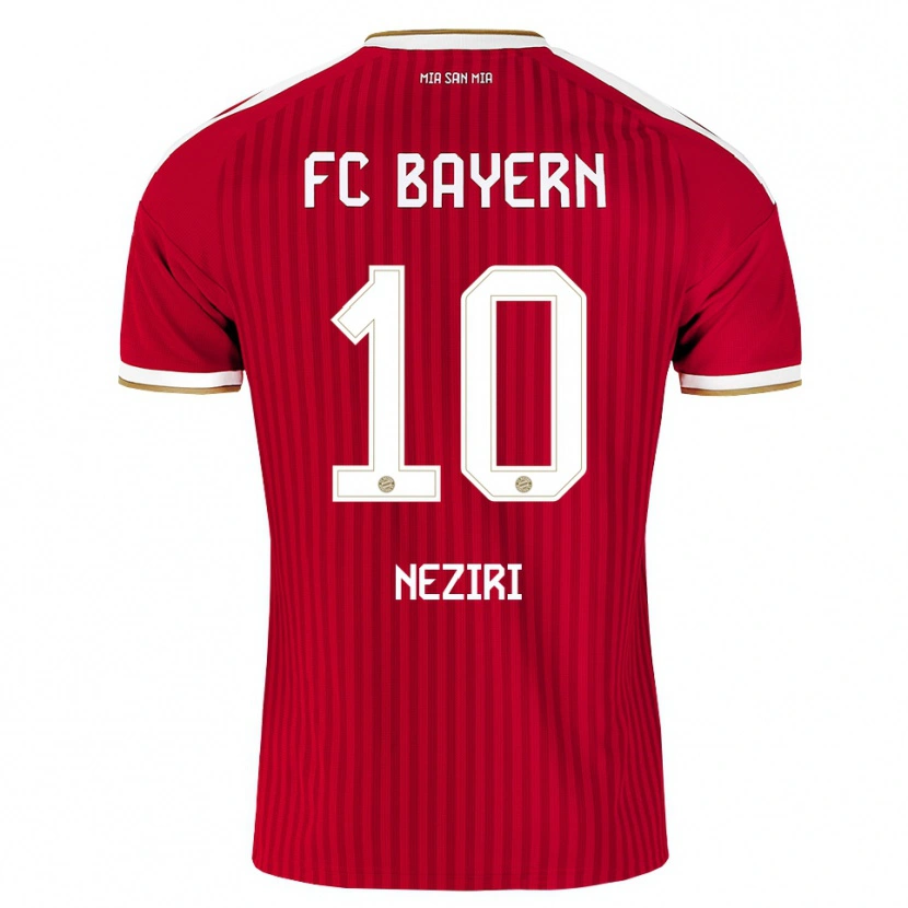 Danxen Women Behar Neziri #10 Red White Blue Home Jersey 2026/27 T-Shirt