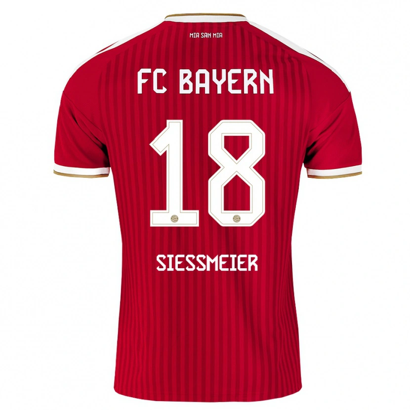 Danxen Women Maximilian Sießmeier #18 Red White Blue Home Jersey 2026/27 T-Shirt