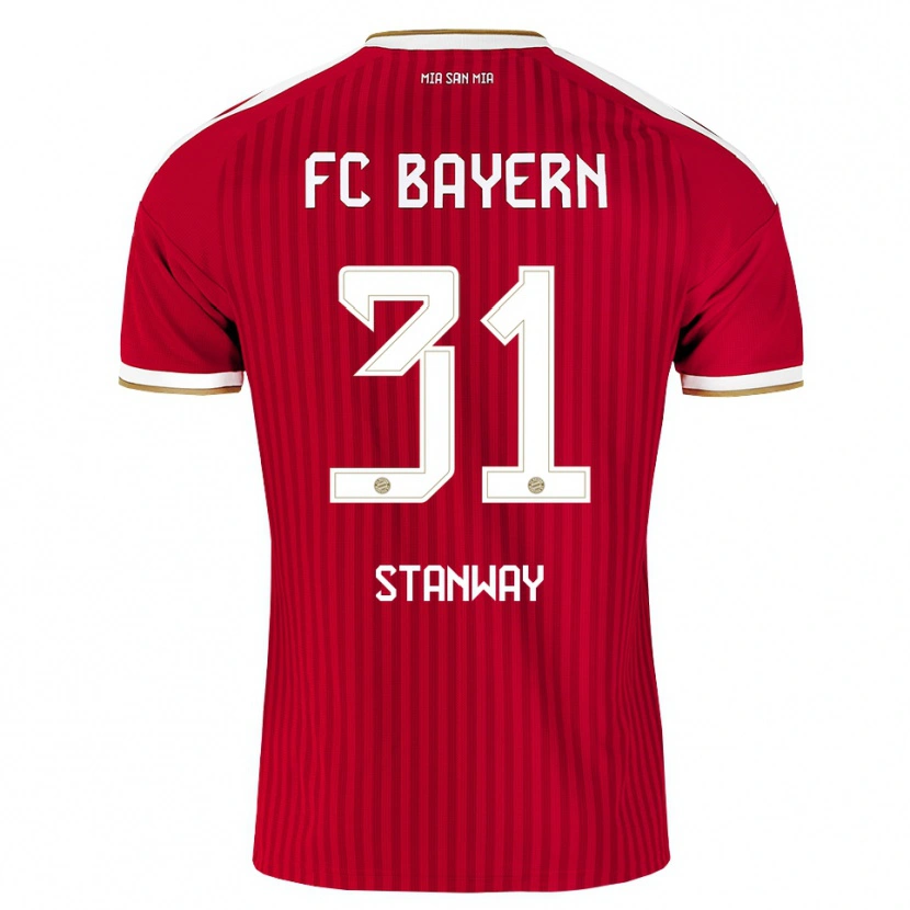 Danxen Women Georgia Stanway #31 Red White Blue Home Jersey 2026/27 T-Shirt
