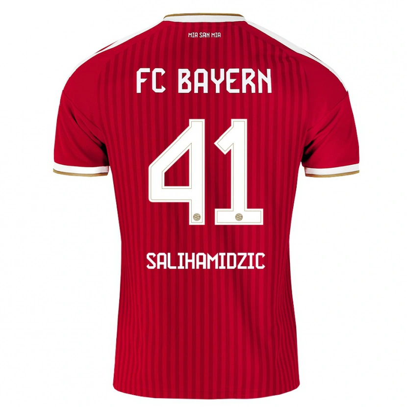 Danxen Women Nick Salihamidzic #41 Red White Blue Home Jersey 2026/27 T-Shirt
