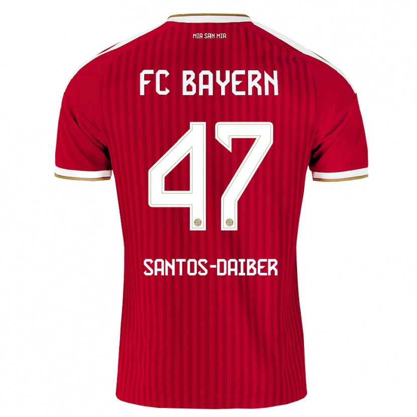 Danxen Women David Santos Daiber #47 Red White Blue Home Jersey 2026/27 T-Shirt