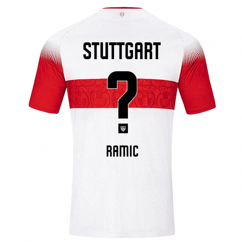 Danxen Women Dani Ramic #0 White Red Yellow Home Jersey 2026/27 T-Shirt