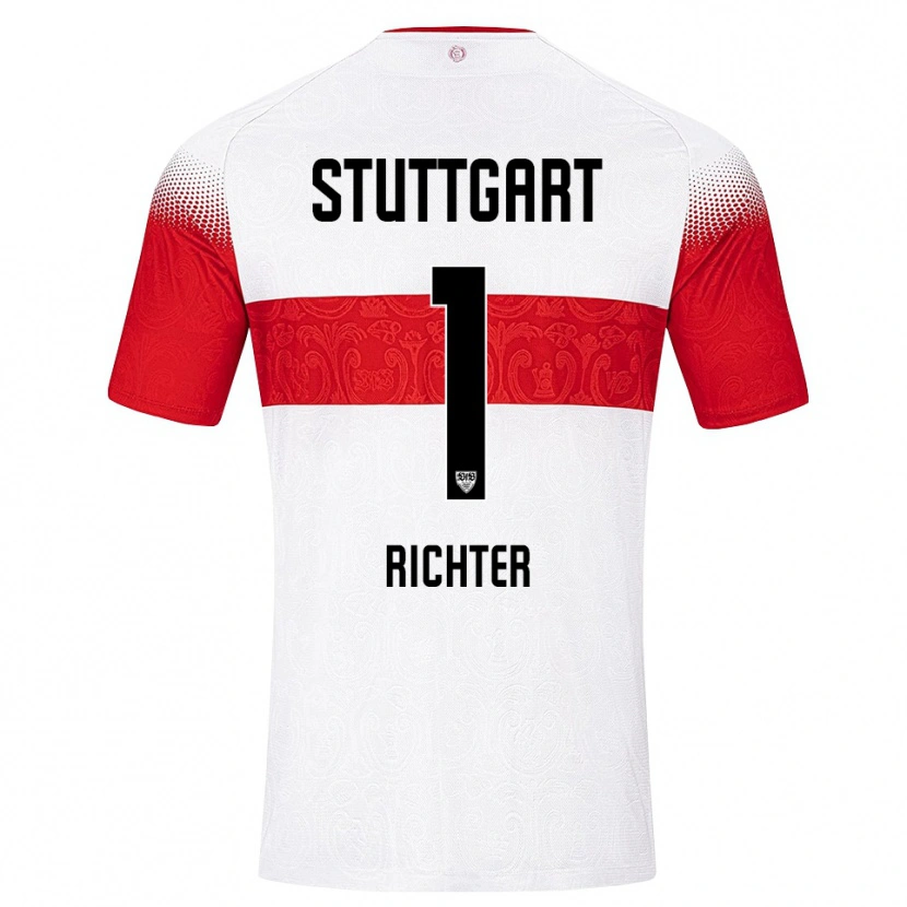 Danxen Women Nils Richter #1 White Red Yellow Home Jersey 2026/27 T-Shirt