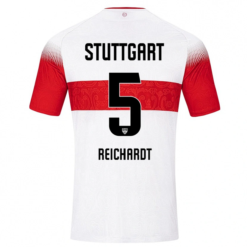 Danxen Women Jona Reichardt #5 White Red Yellow Home Jersey 2026/27 T-Shirt