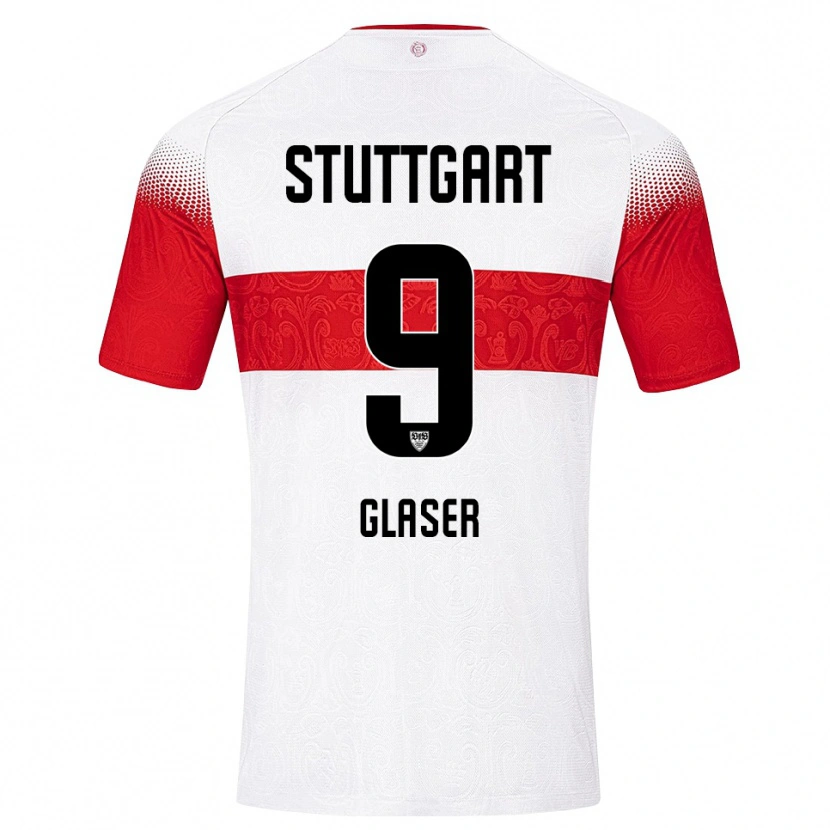 Danxen Women Julia Glaser #9 White Red Yellow Home Jersey 2026/27 T-Shirt