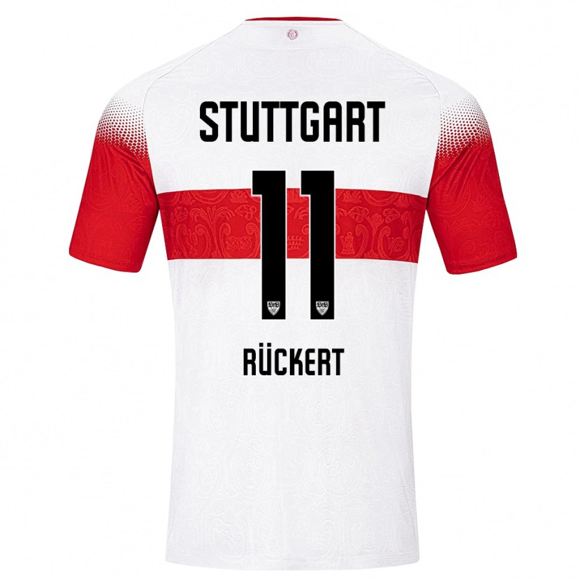 Danxen Women Rosa Rückert #11 White Red Yellow Home Jersey 2026/27 T-Shirt
